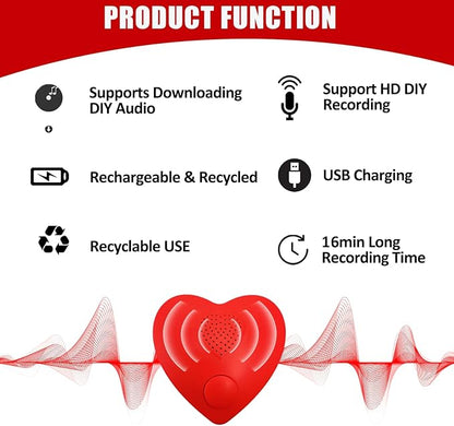Voice Recorder, XLW 16min USB Downloadable, Recordable Sound Chips Module - Image 7