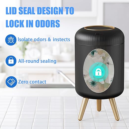 URALFA Motion Sensor Trash Can - Image 4