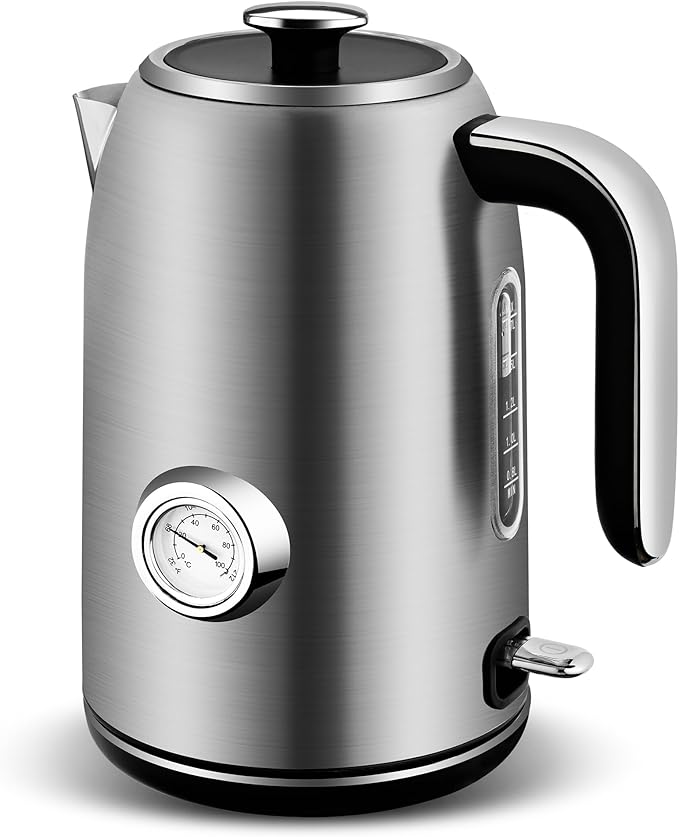Pukomc Electric Kettle, 1.7L Stainless Steel Electric tea kettle by Pukomc