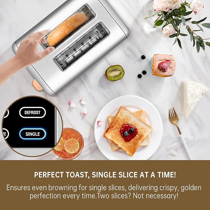 SEEDEEM Toaster 2 Slice, Real Touch Screen - Image 5