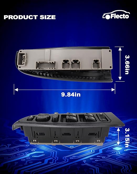 Flecto 15883319 Master Power Window Switch Driver Side - Image 5
