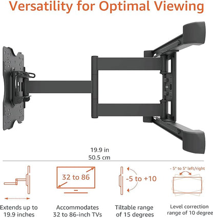 Amazon Basics Full Motion TV Wall Mount - Image 6
