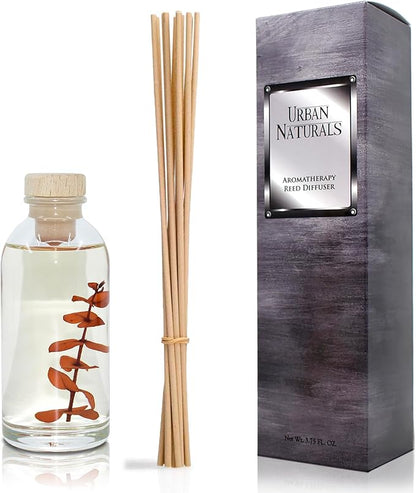 Urban Naturals Bay Rum & Sandalwood Reed Diffuser Scent Sticks Gift Set | - Image 2