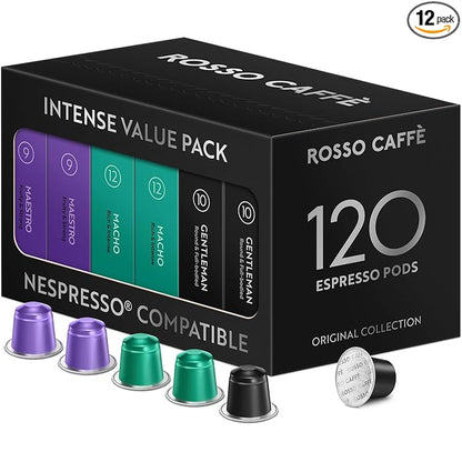 ROSSO CAFFÈ 120 Espresso Coffee Pods by ROSSOCAFFE