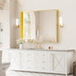 Koonmi 30x40 Inch Metal Framed Bathroom Mirror by KOONMI