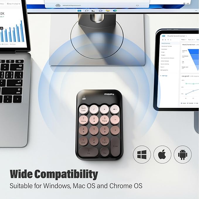 MOFII Cute Colorful Wireless Number Pad - Image 3