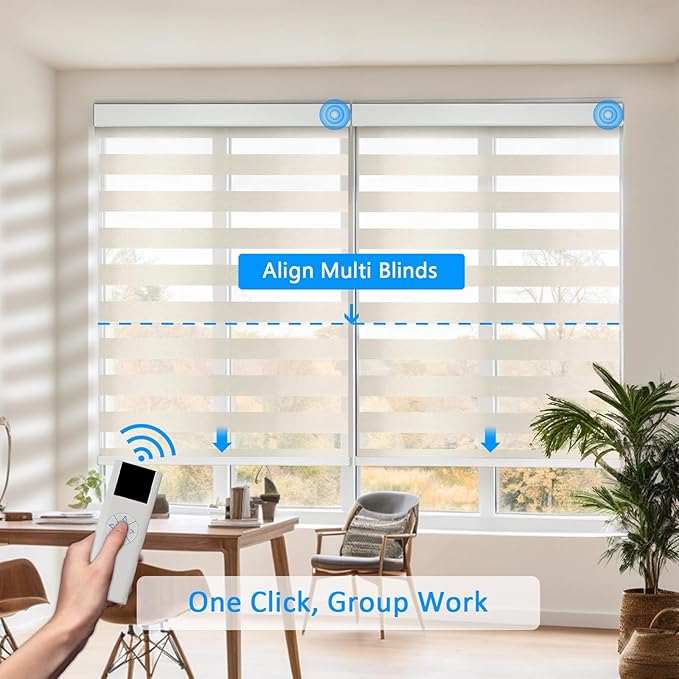 COOLWINDS Motorized Zebra Blinds - Image 2