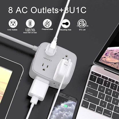 6 Ft Surge Protector Power Strip - Image 2
