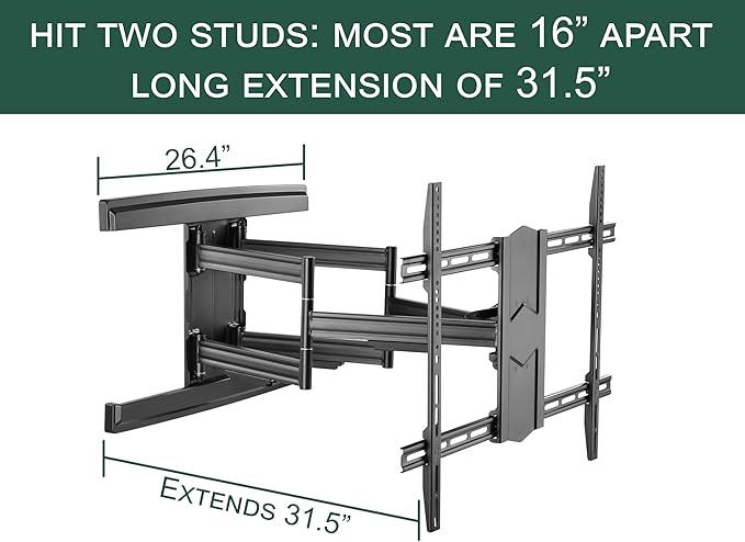 ynVISION.DESIGN Heavy Duty TV Wall Mount - Image 6