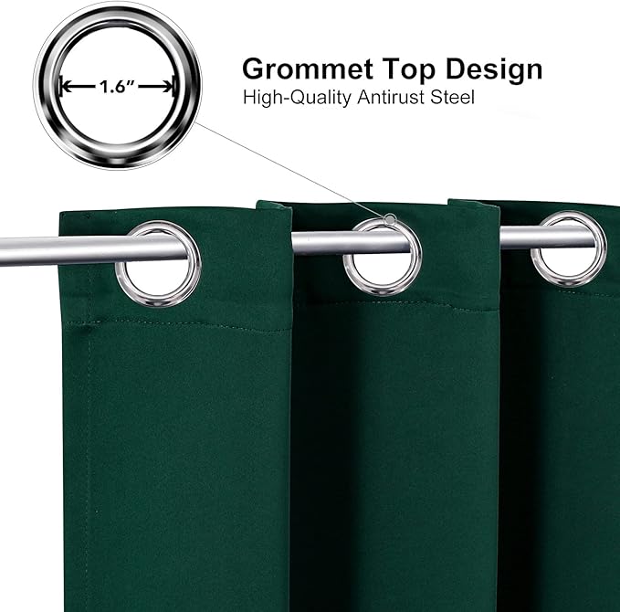 ChrisDowa Grommet Blackout Curtains - Image 2