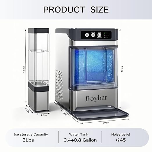 Large Capacity Ice Makers Countertop One-Click Operation Self-Cleaning Portable - Image 7