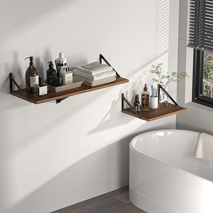 Heimlove 12 Inch Deep Floating Shelves - Image 6