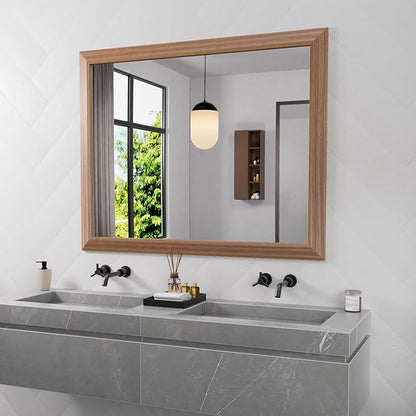 Amorho 40X32 Inch Bathroom Mirror by Amorho