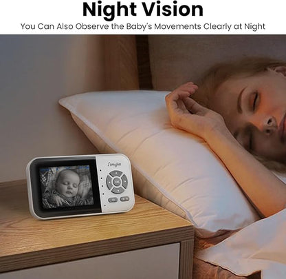 2Cameras Video Baby Monitor, Two Mode, 2.8'' IPS Display Screen, Night Vision - Image 9