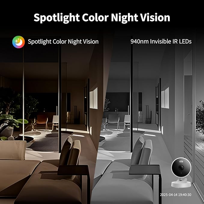 Aqara G100, 2K Indoor/Outdoor Security Camera, HomeKit Secure Video, 2-Way Audio - Image 3