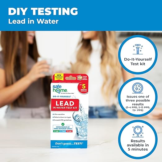 Safe Home® DIY Lead in Drinking Water Test Kit – Advanced Detection to 4 PPB – - Image 2