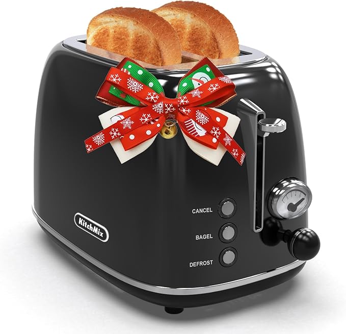 Toaster 2 slice, Retro Stainless Steel Toaster - Image 9