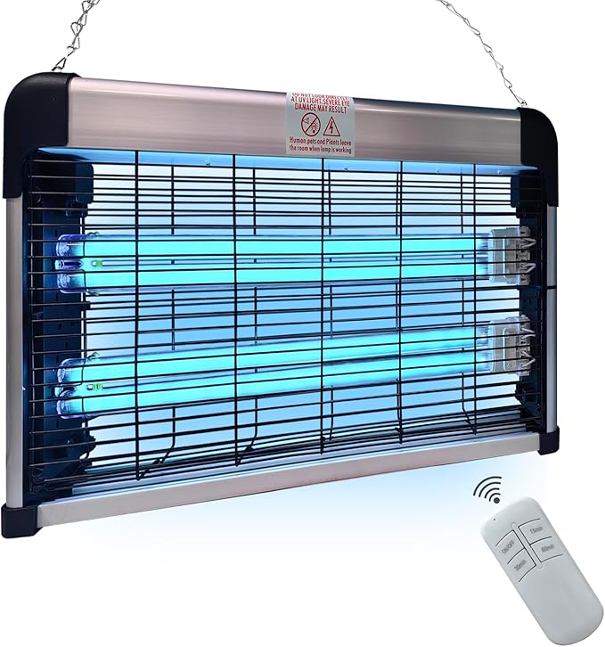 UV Light Sanitizer with Ozone 76 Watts, UVC Disinfection Lamp w/Remote Control by BAIMNOCM