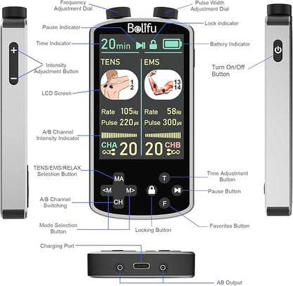 TENS EMS Unit Muscle Stimulator - Image 6