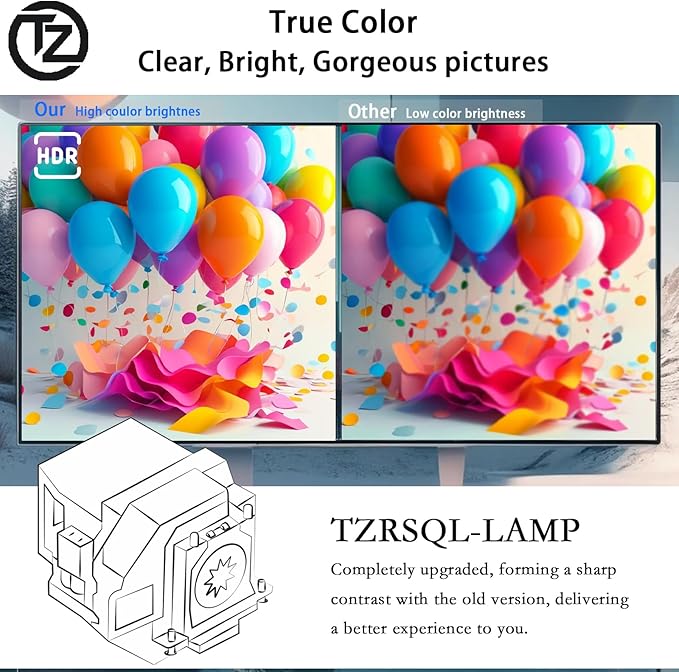 TZRSQL A+ Quality LMP-H200 for Sony VPL-VW40 VPL-VW50 VPL-VW60 VW40 VW50 VW60 - Image 4