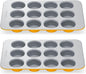 Caraway Non-Stick Ceramic 12-Cup Muffin Pan Duo by Caraway