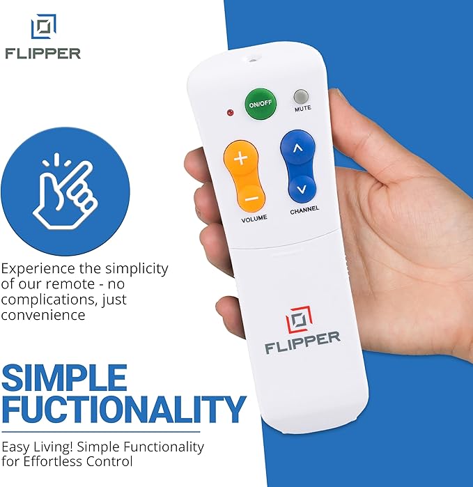 Flipper Big Button Universal TV Remote - Image 4