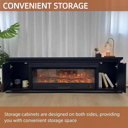Freestanding Electric Fireplace Heater - Image 4