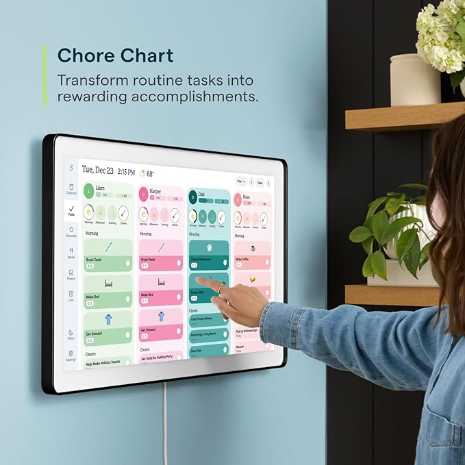 Skylight Calendar Max: 27-Inch Smart Digital Calendar & Chore Chart, Family - Image 4