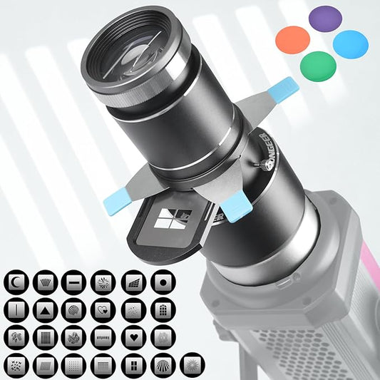 Optical Snoot for Bowens Mount Light, Photography Spotlight Projector for by DFDIGITALFOTO-DIFESURO