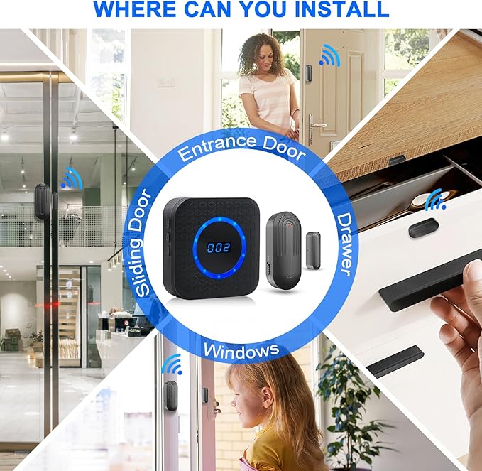Door Chime SanJie Wireless Door Sensor - Image 7