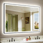 YEELAIT 60x38 Inch LED Bathroom Mirror by YEELAIT