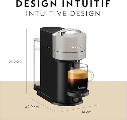 Nespresso Vertuo Next Coffee and Espresso Maker by Breville, Light Grey - Image 5