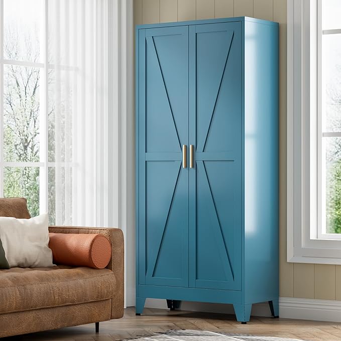COFaR Home Farmhouse Storage Cabinet - Image 7