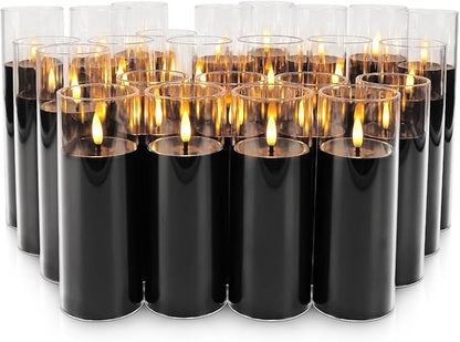 24-Pack Black Flameless LED Candles - Image 2