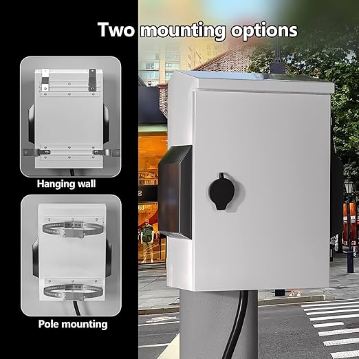 Outdoor Electrical Box with Thermostat and Fan, Cold-Rolled Steel Plate - Image 3