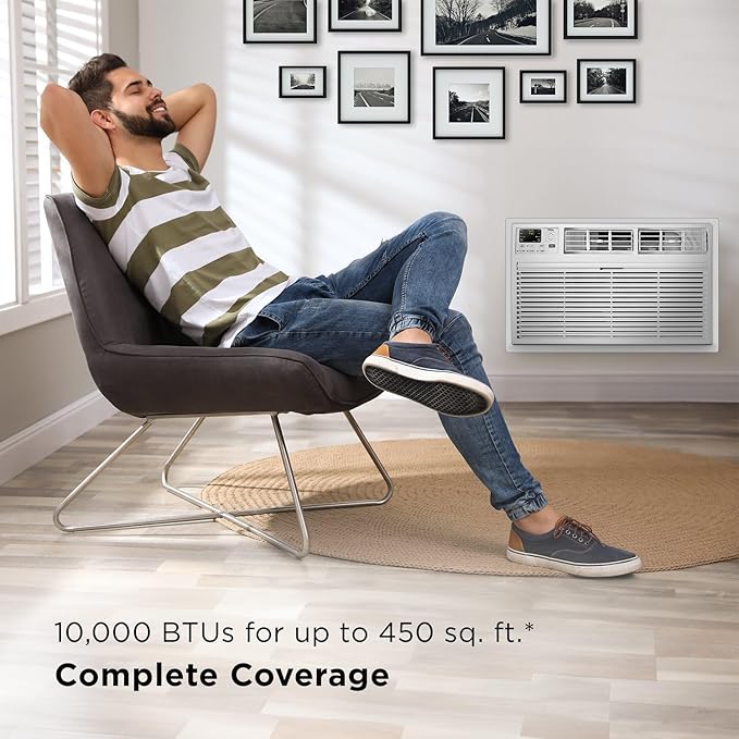 TCL H10T9EX1-A 10, 000 Smart Through-The-Wall Air Conditioner, Fan & - Image 5