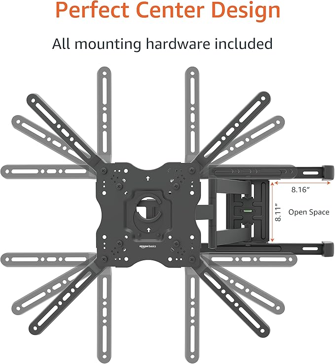 Amazon Basics Full Motion TV Wall Mount - Image 4
