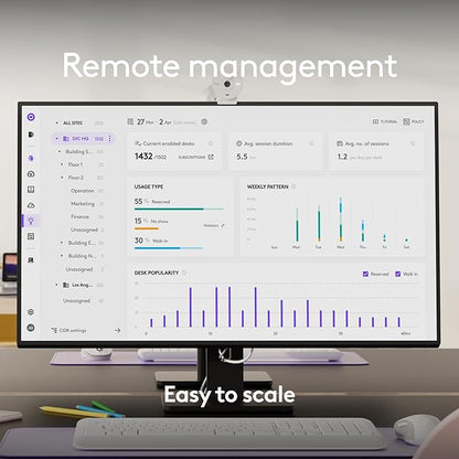 Logitech MeetUp 2 All-in-One USB Conference Room Camera, Compact Video Bar - Image 4