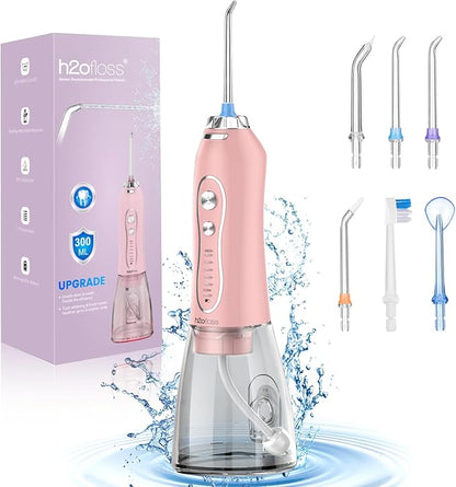 Water Dental Flosser Teeth Cleaner Pick, H2ofloss Cordless Portable Oral by SpecializinginOralCareforover10Years