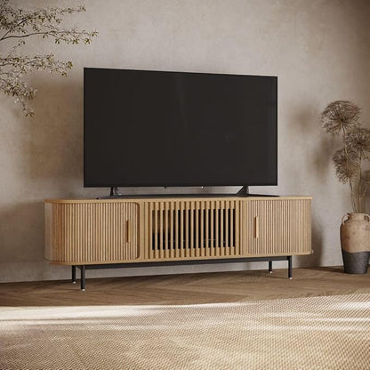 POVISON Fully-Assembled Mid Century Modern TV Stand by POVISON