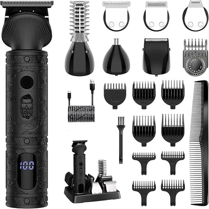 Scttomon Beard Trimmer for Men Professional Mens Beard Grooming Kit T-Blade by Scttomon