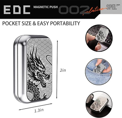 Fidget Slider, Metal Fidget Toy Adults-Smooth Operation - Image 3