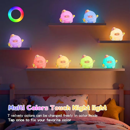 Baby Night Light, Touch Control Rechargeable Nursery Lamp - Image 2