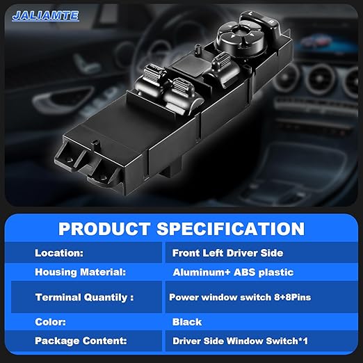 JALIAMTE 56045538AD Master Power Window Switch, 56049804AB Left Front Driver - Image 6