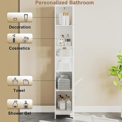 ChooChoo Tall Bathroom Storage Cabinet - Image 6
