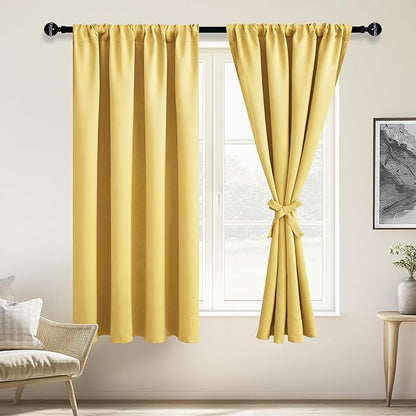 JIUZHEN Blackout Curtains – Thermal Insulated, Noise Reducing Room Darkening by JIUZHEN