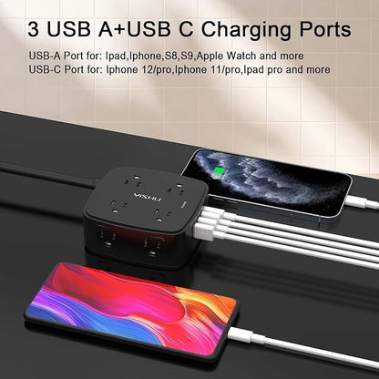 6 Ft Surge Protector Power Strip - Image 3