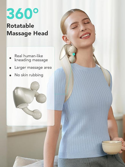 SKG Neck Massager for Pain Relief Deep Tissue Shiatsu Neck and Shoulder - Image 3