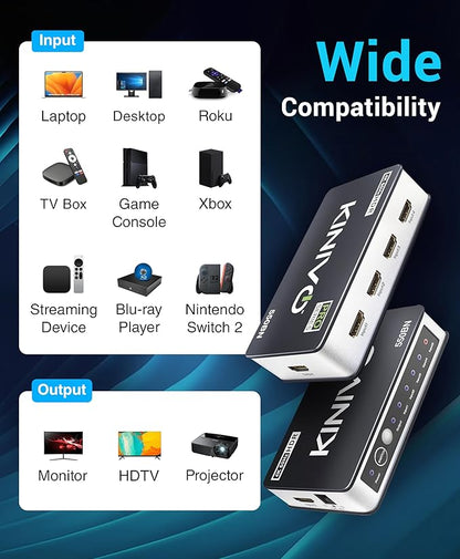 Kinivo HDMI Switch 5 in 1 Out 4K 60Hz - Image 8