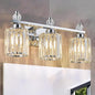 FDPBY Bathroom Vanity Lights 3-Light Chrome Modern Crystal Vanity Light by FDPBY